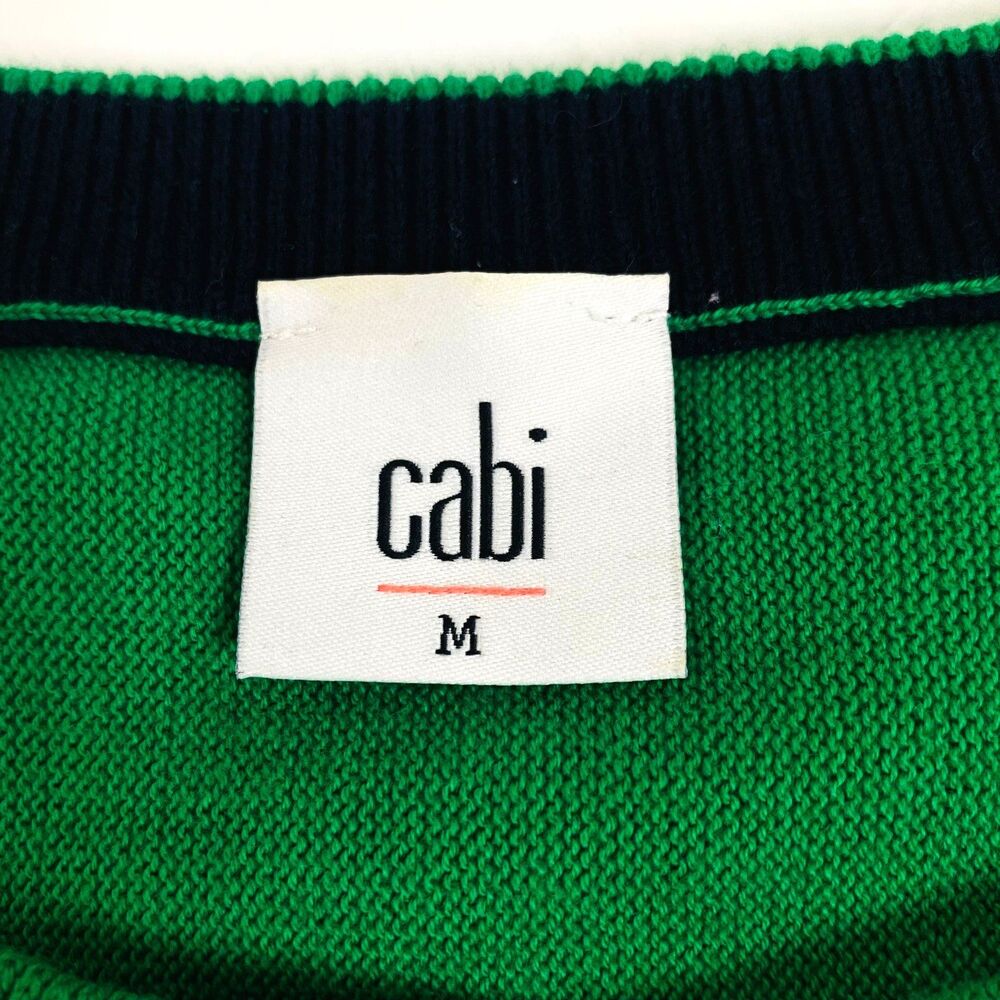 CAbi Piccolo Shrug Cardigan Sweater Womens Size Medium Kelly Green #5008 Crop - Picture 8 of 14